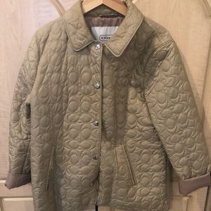 Coach jacket large 100% auténtica